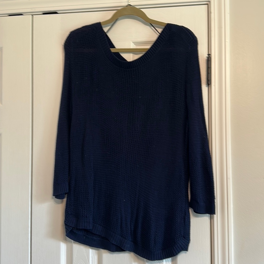 Waffle knit top